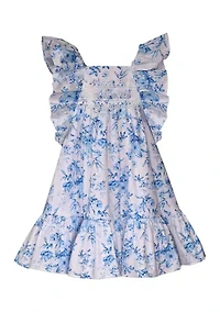 2 TOILE FLOUNCE SLV DRS