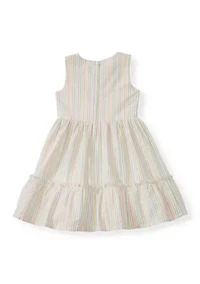 Girls 4-6 Seersucker Bunny Cardigan