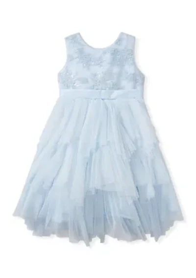 Girls 4-6 Sequin Tiered Mesh Dress