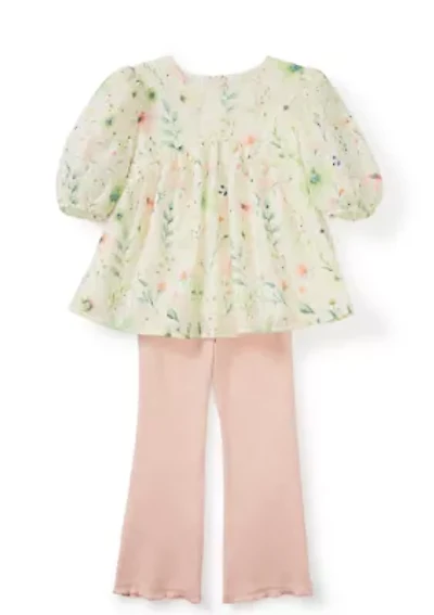 Girls 4-6x 2 Piece Leggings & Top