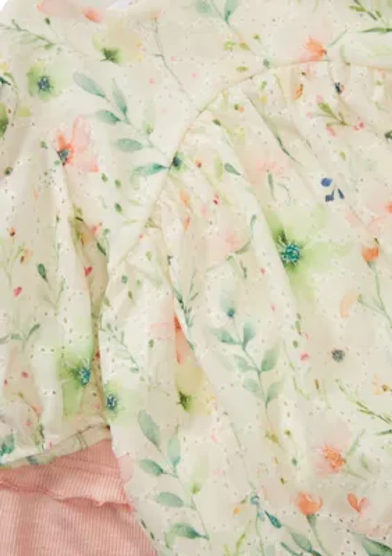 Girls 4-6x 2 Piece Leggings & Top