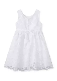 Girls 4-6 Allover Sparkle Lace Dress