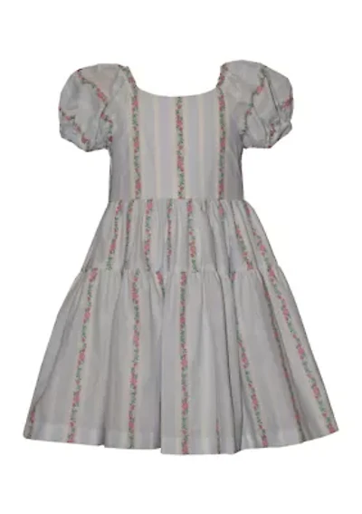 Girls 4-6x Striped Dress