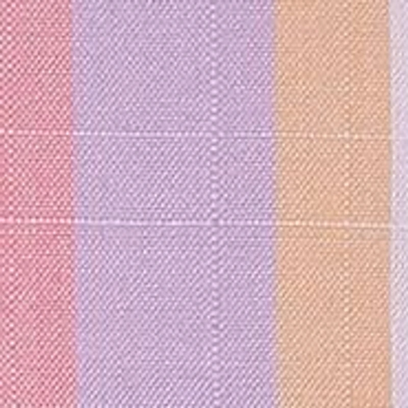 Girls 7-16 Striped Linen Dress with Asymmetrical Popover