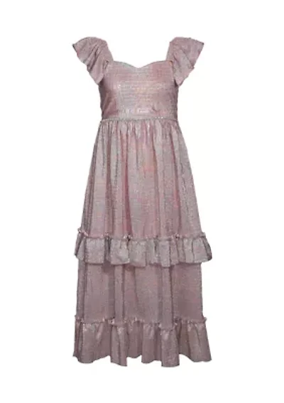 Girls 7-16 Opalescent Maxi Dress
