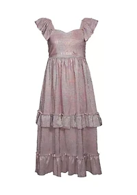 Girls 7-16 Opalescent Maxi Dress