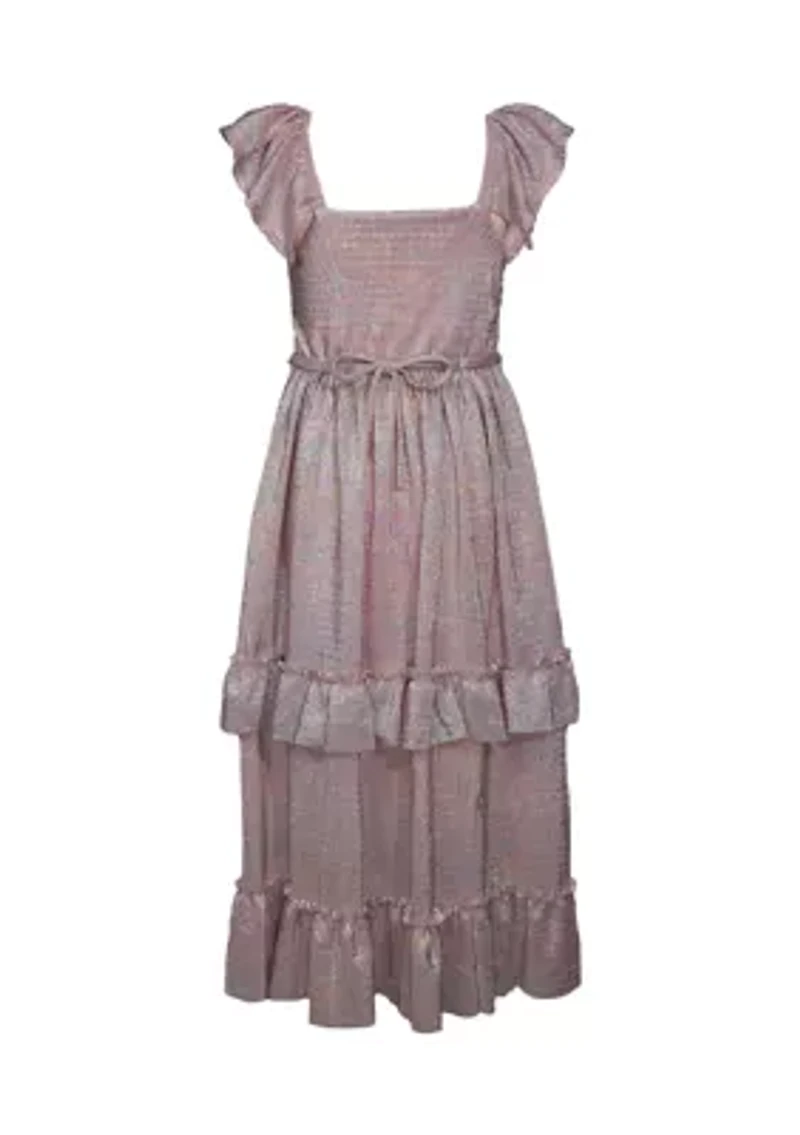 Girls 7-16 Opalescent Maxi Dress