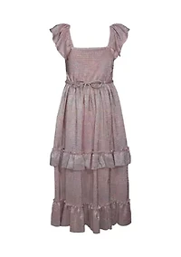 Girls 7-16 Opalescent Maxi Dress