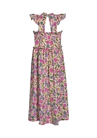 Girls 7-16 Multi Floral Printed Dress