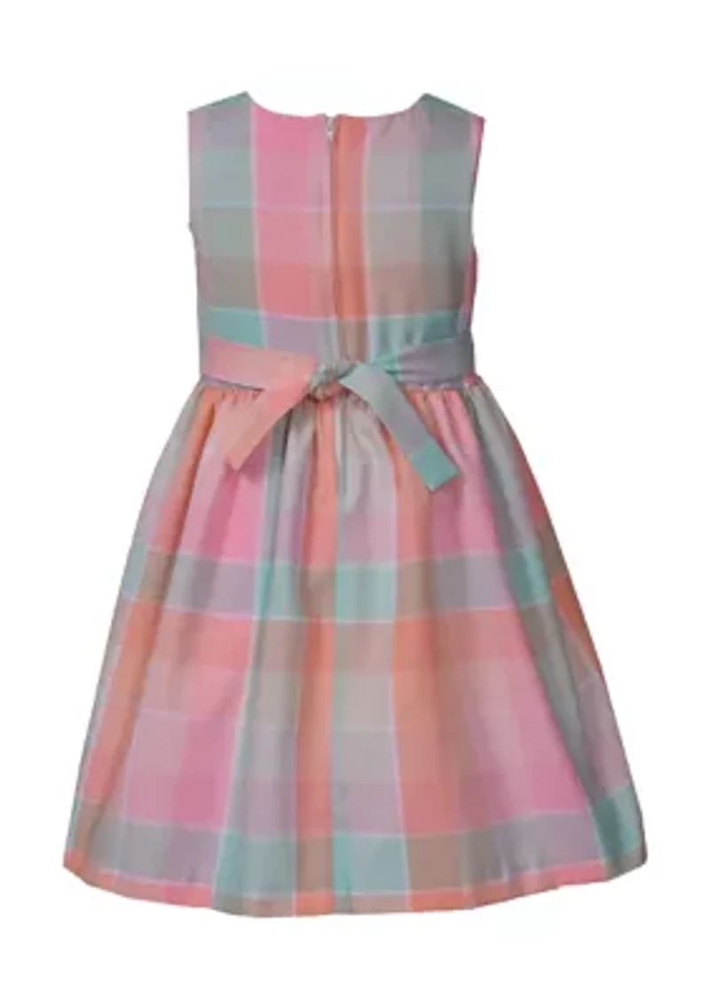 Girls 7-16 Sleeveless Ribbon Dress