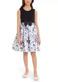 Girls 7-16 Floral Dress