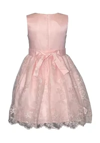 Girls 7-16 Sequin Bodice Scallop Skirt Dress