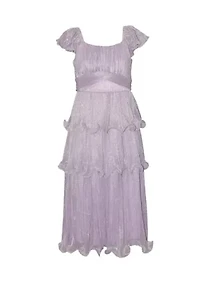 Girls 7-16 Tiered Maxi Dress