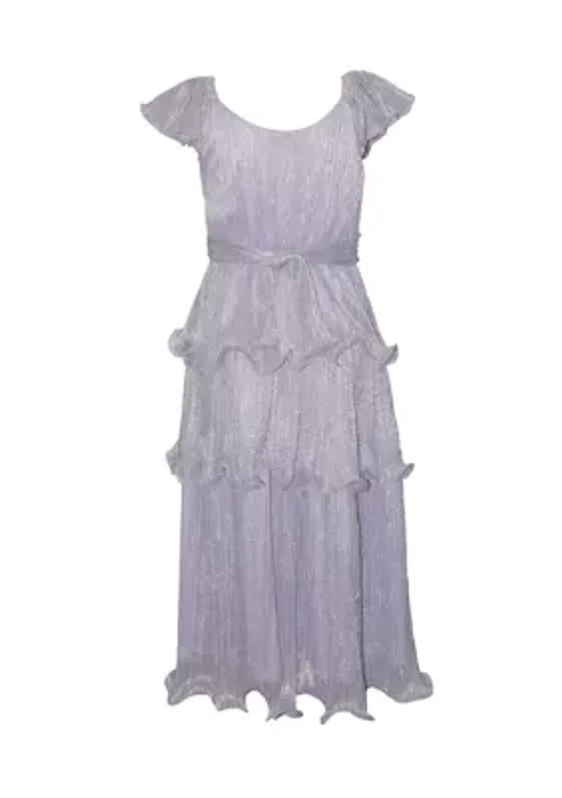 Girls 7-16 Tiered Maxi Dress
