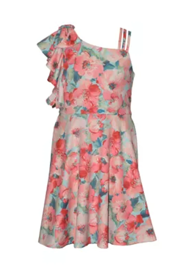 Girls 7-16 Floral Dress