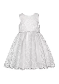 Girls 7-16 Allover Sparkle Lace Dress