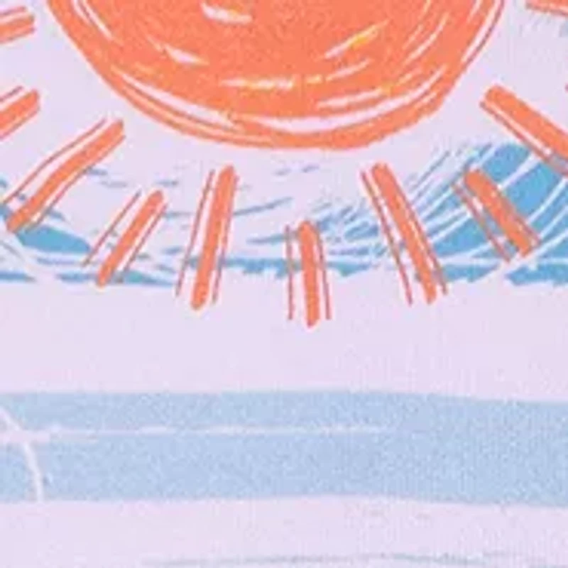 Girls 4-6x Sun and Sea Printed Dress with Scrunchies