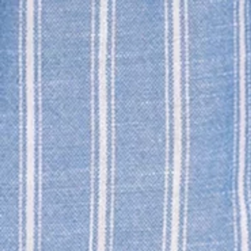 Girls 4-6x Chambray Striped Top and Paperbag Shorts Set