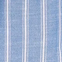 Girls 4-6x Chambray Striped Top and Paperbag Shorts Set