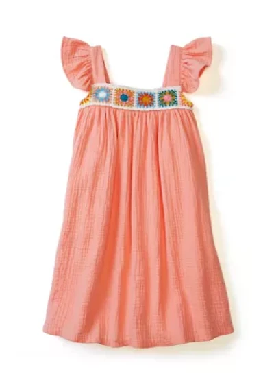 Girls 7-16 Crochet Sundress