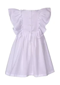 Girls 4-6x Flutter Sleeve Sundress