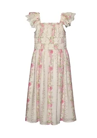 Girls 4-6x Floral Maxi Dress