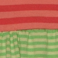 Girls 4-6x Knit Mixed Striped Dress