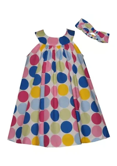 Girls 4-6x Big Dot Dress