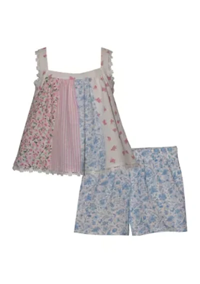 Girls 7-16 Mixed Floral Float Set