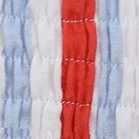 Girls 7-16 Striped Smocked Shorts Set