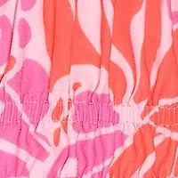 Girls 7-16 Flutter Sleeve Printed Romper