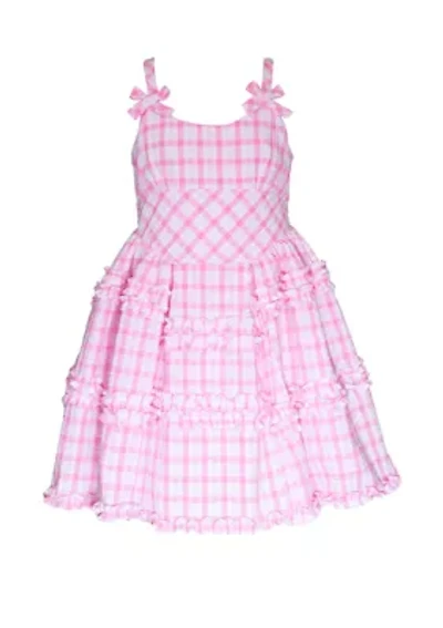 Girls 7-16 Barbie Seersucker Dress