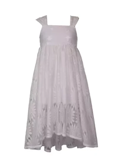 Girls 7-16 Sleeveless Square Neck Sundress