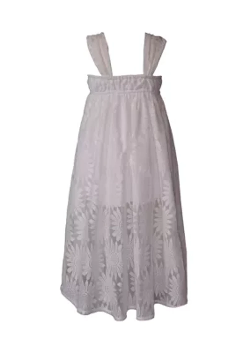 Girls 7-16 Sleeveless Square Neck Sundress