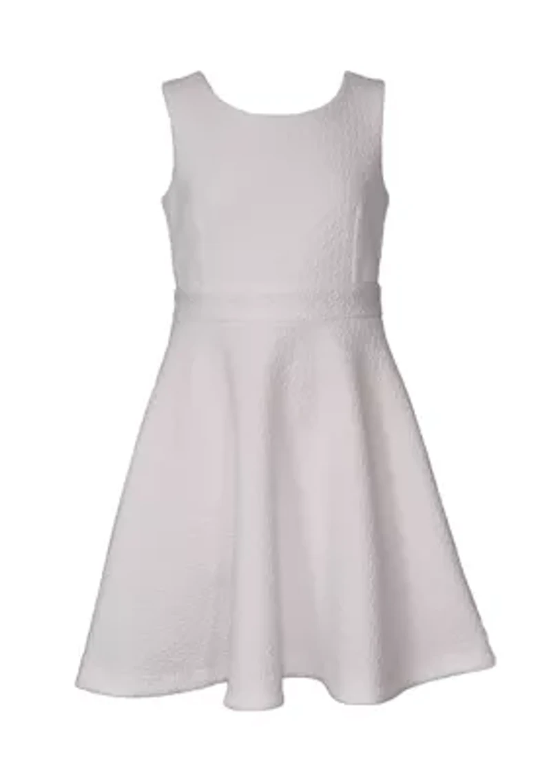 Girls 7-16 Textured Knit Dress