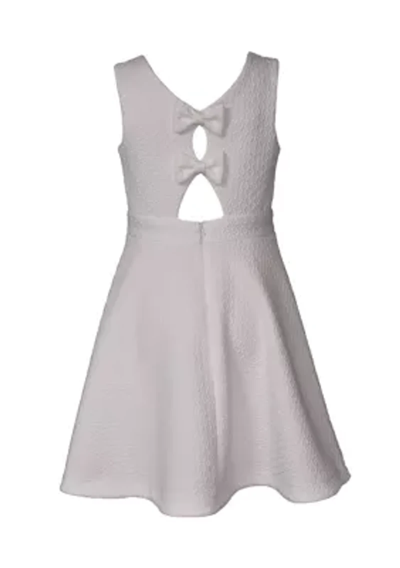 Girls 7-16 Textured Knit Dress