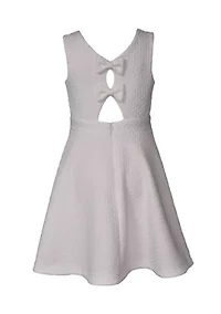 Girls 7-16 Textured Knit Dress