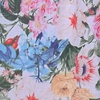 Girls 7-16 Floral Printed Tie Shoulder Dress