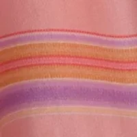 Girls 7-16 Ruffle Stripe Dress with Purse