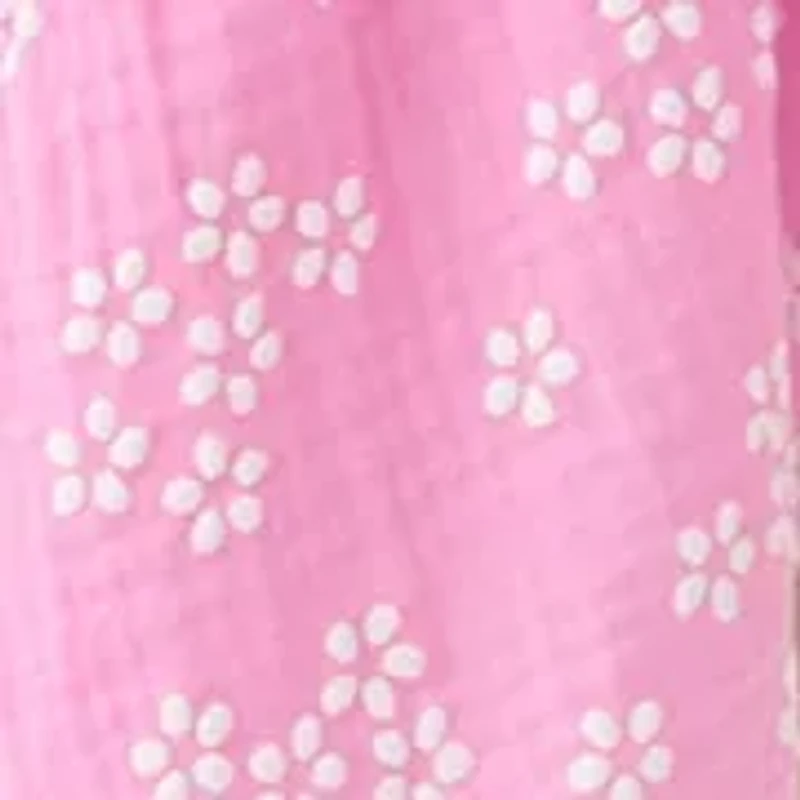 Girls 7-16 Gauze Asymmetrical Hem Dress