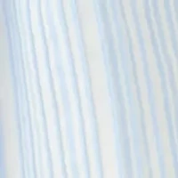 Girls 7-16 Blue Stripe Flutter Sleeve Dress