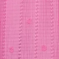 Girls 7-16 Flutter Sleeve Smocked Midi Dress