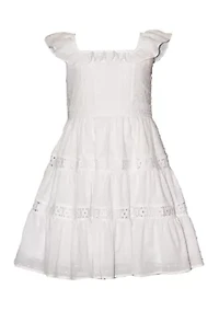 Girls 7-16 Lace Inset Dress