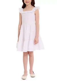 Girls 7-16 Lace Inset Dress