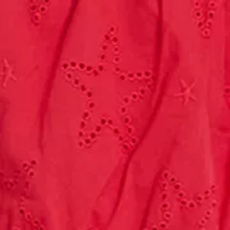 Girls 7-16 Star Eyelet Dress