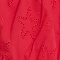 Girls 7-16 Star Eyelet Dress