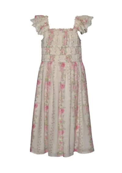 Girls 7-16 Floral Maxi Dress