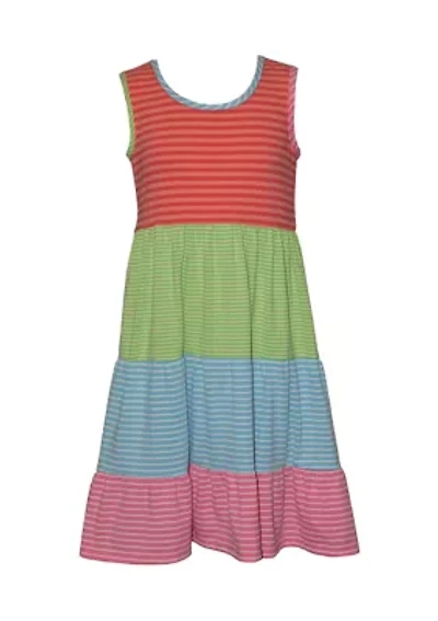 Girls 7-16 Knit Mixed Stripe Dress