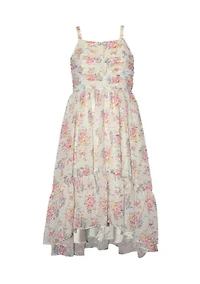 Girls 7-16 Floral Chiffon Maxi Dress