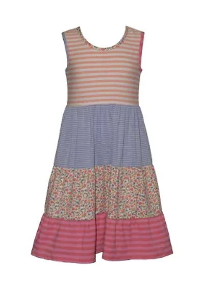 Girls 7-16 Knit Mash Up Dress